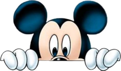 Mickey Peeking Svg Svg Files Mickey Mouse Svg Drawing Illustration Sexiz Pix