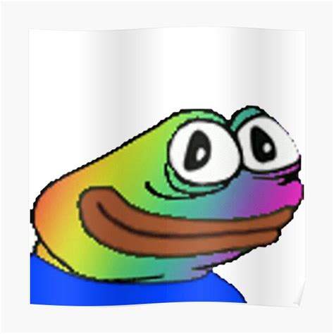 Gayge Twitch Gay Emote Poster For Sale By CloutDesigner Redbubble