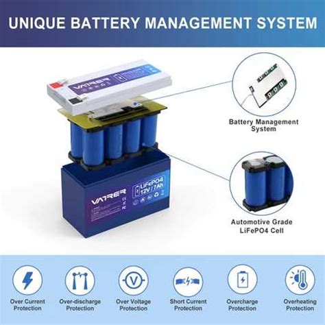 Аккумулятор LiFePo4 12V 7А VATRER батарея для сигнализации домофона ...