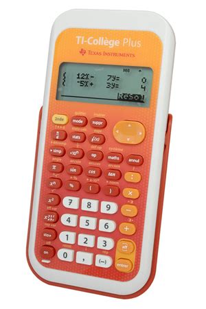 Calculatrice Scientifique Texas Instruments Ti College Plus