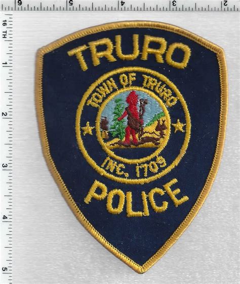 Truro Police Massachusetts 2nd Issue Shoulder Patch Ebay