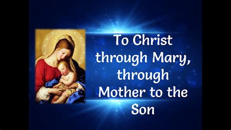 To Christ Through Mary YouTube