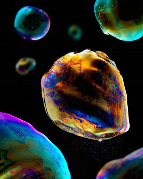 Amazing Soap Bubble Bursting Photo In Slow Motion