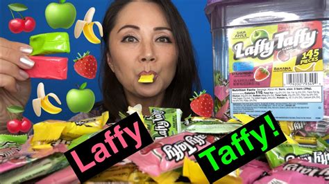 Laffy Taffy Review Banana 🍌 Cherry 🍒 Sour Apple 🍏 Strawberry 🍓 Youtube