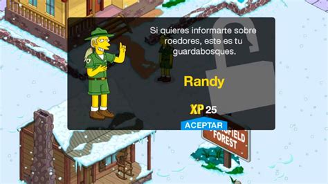 Randy Misiones De Personajes Premium Los Simpsons Springfield Youtube