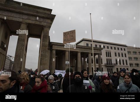 Berlino Germania Th Dec Molti Manifestanti A Berlino Si Sono