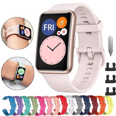 Strap Only Silicone Strap For HUAWEI Watch Fit Model TIA B09