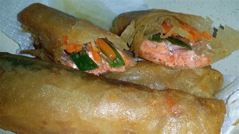 Salmon Spring Rolls The Alaska Dream