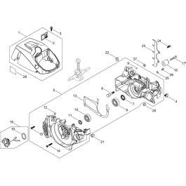 Crankcase For Shindaiwa 501SX Chainsaw L S Engineers