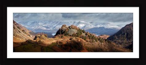 Castle Crag and Snowy Skiddaw | Dave Massey Lake District Photography