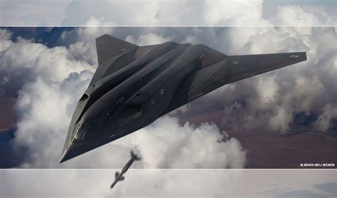 Tactical stealth bomber design :: Behance