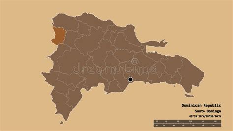 Location Map of Dajabón Province Stock Vector - Illustration of design ...