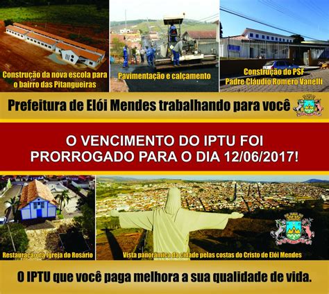 Parcela Nica Do Iptu Prorrogada El I Mendes News