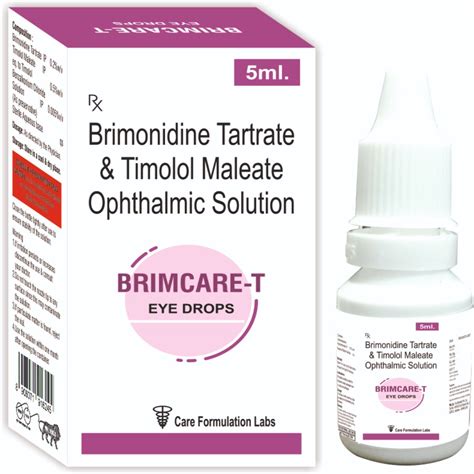 Brimcare T Brimonidine Tartrate And Timolol Eye Drop At Rs