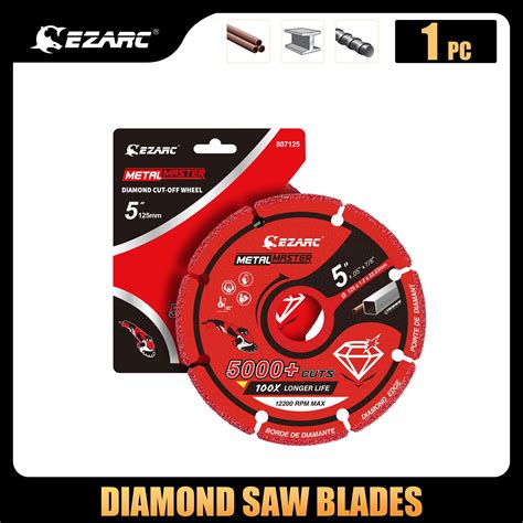 Ezarc Diamond Cutting Wheel X Inch For Metal Cut Off Wheel