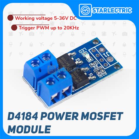 Jual D4184 High Power MOSFET Modul Switching Module PWM Trigger DUAL