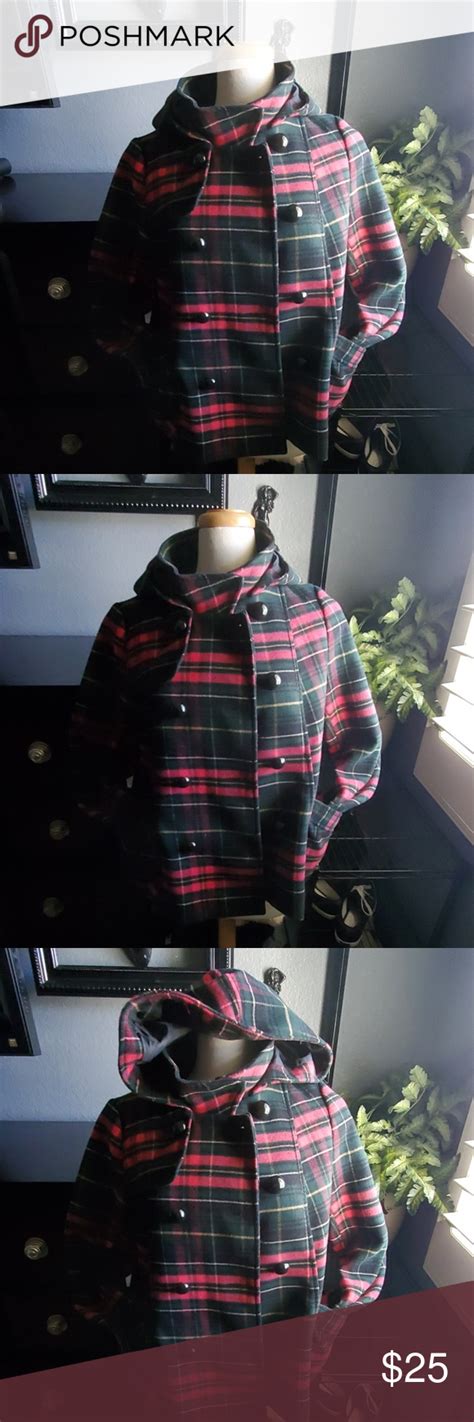 H M Perfect Plaid Coat With Hood Plaid Coat Clothes Design How To Wear