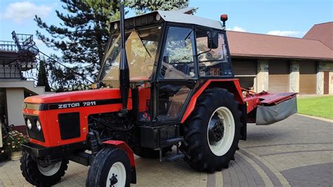 Zetor 7211 Kosiarka Rotacyjna Ztr 165 Youtube