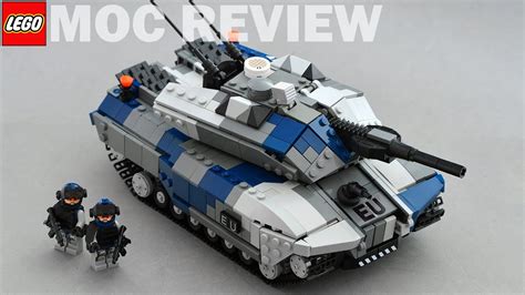 Custom Lego Near Future Military Tank Moc Review And Modification Technique Breakdown Youtube