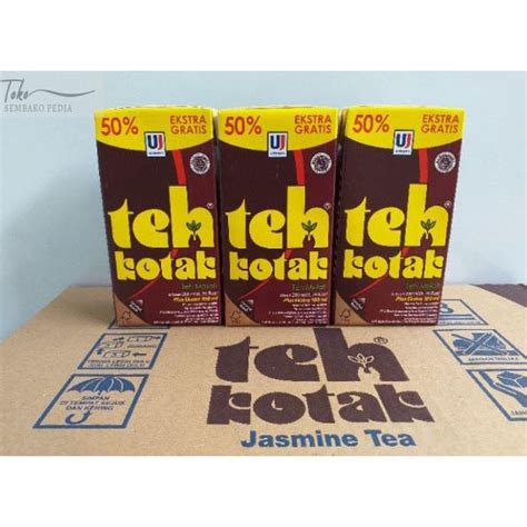 Jual Teh Kotak Jasmine 300ml Per Dus Isi 24 Pcs Shopee Indonesia