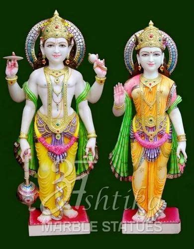 Marble Vishnu Laxmi Statue Marble Vishnu Laxmi Murti Manufacturer