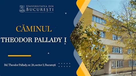 Căminele Universității din București Căminul Theodor Pallady I YouTube