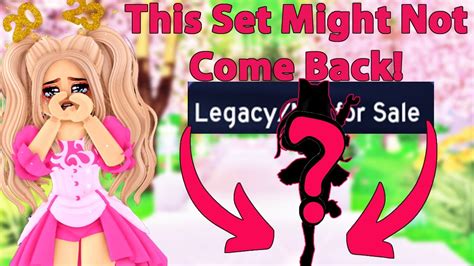 This Set Might Not Come Back Here Is Why Royale High Update News Tea And Theories Youtube