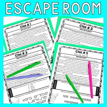 Civics And Government Bundle Reading Passages Escape Rooms Color By