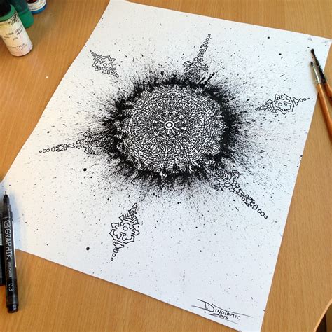 Mandala Splatter By Atomiccircus On Deviantart