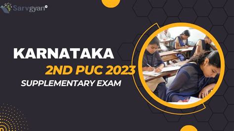 Karnataka 2nd PUC 2023 Supplementary Exam Dates Released Check Time