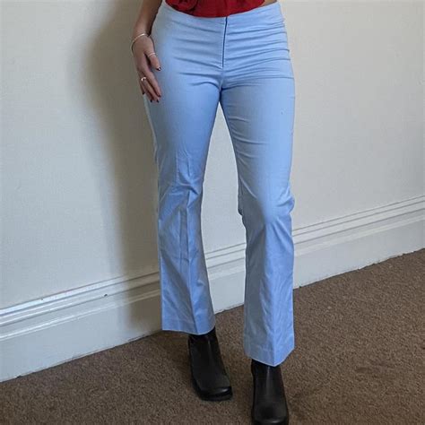 Women S Blue Trousers Depop