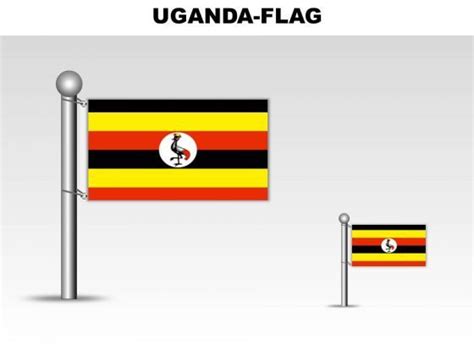 Uganda Country Powerpoint Flags