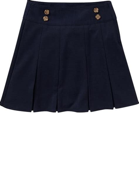 Old Navy Girls Ponte Knit Uniform Skorts – Classic Navy | Realzone