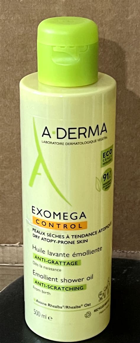 A Derma Exomega Control Emollient Shower Oil Anti Scratching Ml Exp