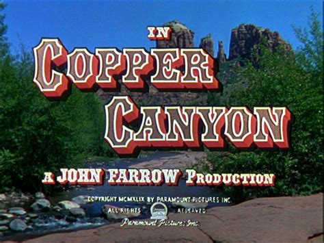 Test Dvd Terre Damn E Copper Canyon Paramount Western Movies