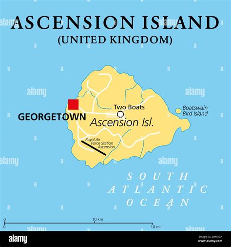 Map Of Ascension Island - Naoma Vernice