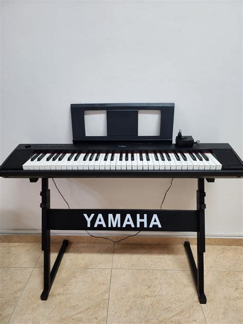 Yamaha Keyboard Piaggero Np With Adjustable Stand Hobbies Toys