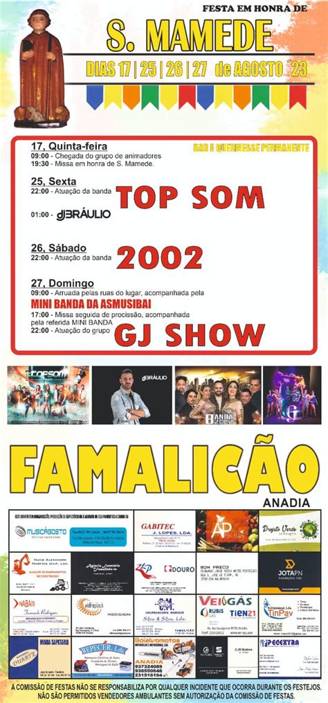 Festa Em Honra De S Mamede Jornal Da Bairrada