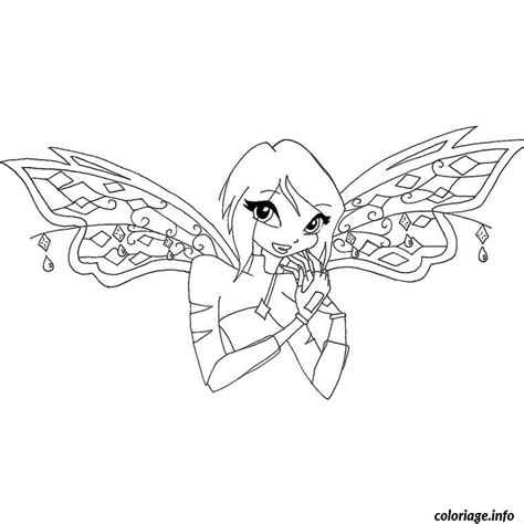 Coloriage Winx Believix Tecna Dessin