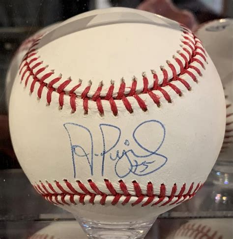 Albert Pujols Signed Baseball 1 The Autograph Source