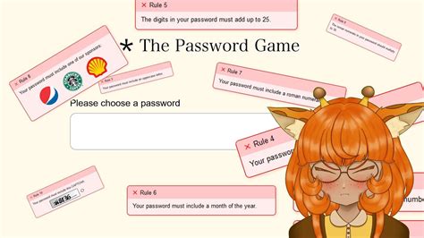 【the Password Game】podemos Crear Una Contraseña Segura Youtube