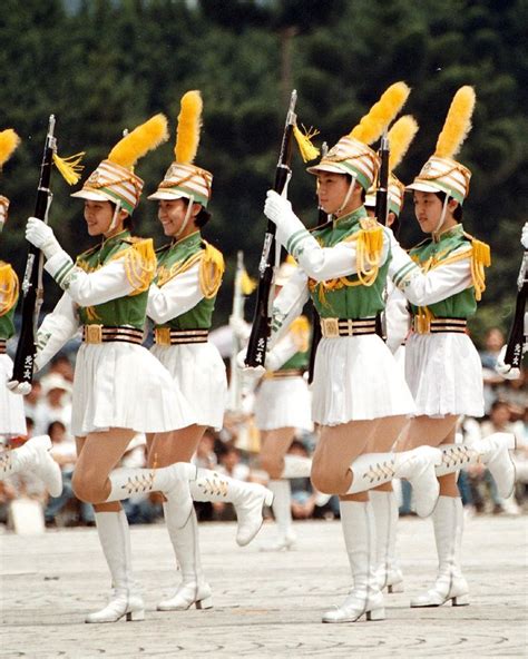 1 Girl First Girl Honor Guard Girls High Taiwanese Marching Band