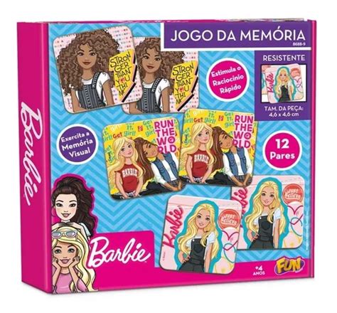 Juego De Memoria Divertido De Barbie Para Pares Mercadolibre