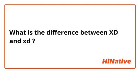 🆚what Is The Difference Between Xd And Xd Xd Vs Xd Hinative