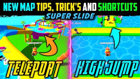 Stumble Guys New Super Slide Map Tips Trick S And Shortcuts Stumble