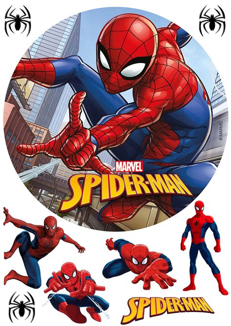 OPŁATEK NA TORT SPIDERMAN SPIDEY 4 MINI POSTACIE 12473967307 Allegro pl