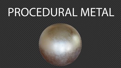 Procedural Metal Material For Blender