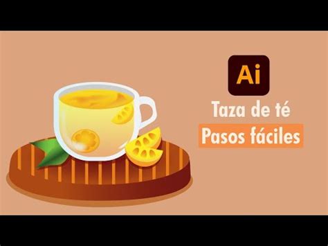 C Mo Dibujar Una Taza De T F Cil Tutorial En Adobeillustrator Youtube