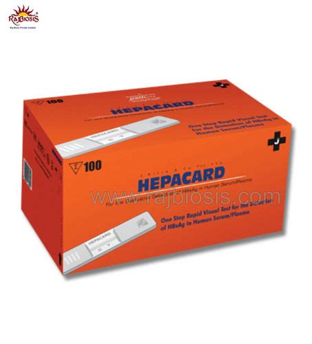 J Mitra Hepacard Rapid Test Kit At Best Price In Jaipur Raj Biosis