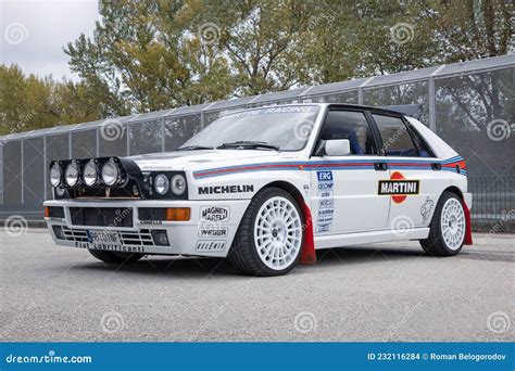 Lancia Delta Integrale Hf V Martini Editorial Stock Image